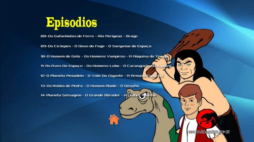 Dvd Space Ghost Dino Boy - Completa Dublada - Nova Versão