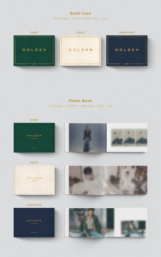 Jungkook ( Bts) - Golden ( Set De 3 Versiones )