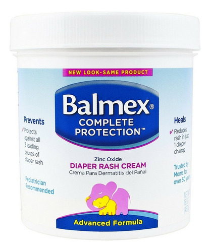 Balmex Paales Rash Crema, Frasco De 16ounce (paquete De 2)