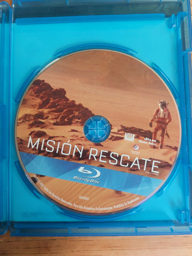 Misión Rescate / The Martian Matt Damon Blu-ray