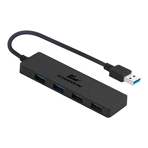 Kingwin Concentrador Usb De 4 Puertos Usb 3.0 Para Ssd Móvil