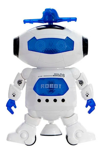 Robô Dançante Dance Robot Trek Com Luz E Música 3+ Well Kids