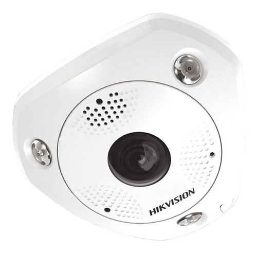 Camara Fisheye Ip 6 Megapixel Multiples Vistas Hikvision Color Blanco