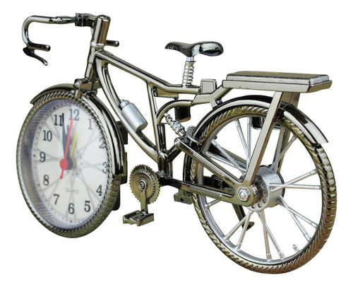 Vintage Árabe Numeral Forma De Bicicleta Creativa Reloj