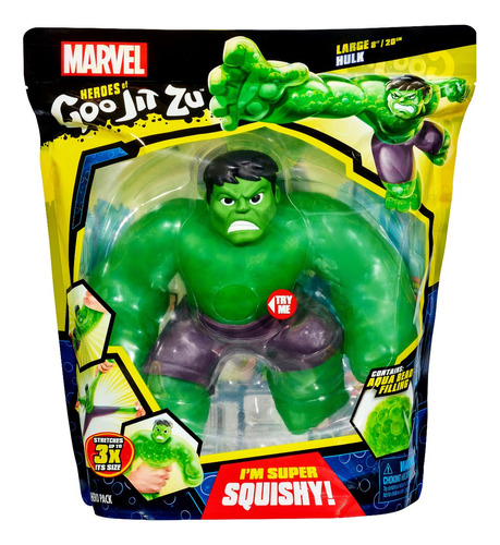 Goo Jit Zu Héroe Marvel De Lujo Hulk 12 