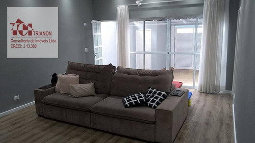 Imagem 2 de 30 de Magnífico Sobrado Alto Padrão 4 Dorms, 200 M² Por R$ 875.000 - Vila Alzira - Santo André/sp - So0606