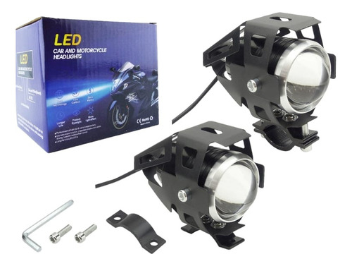 Neblineros Led Para Moto Modelo U5 20watt 12-24volt