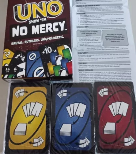 Juego De Cartas Uno Show Em No Mercy Nuevo
