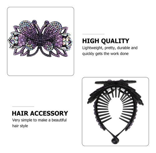Pinzas Para El Pelo Brillantes Con Forma De Bola En Forma De