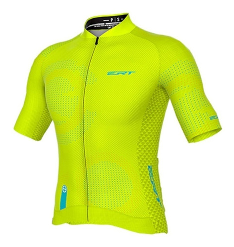 Imagem 1 de 4 de Camisa De Ciclismo Premium Ert Citron + Brinde