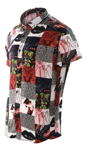 Imagen 2 de 3 de Camisa Hombre Farenheite M/c Track
