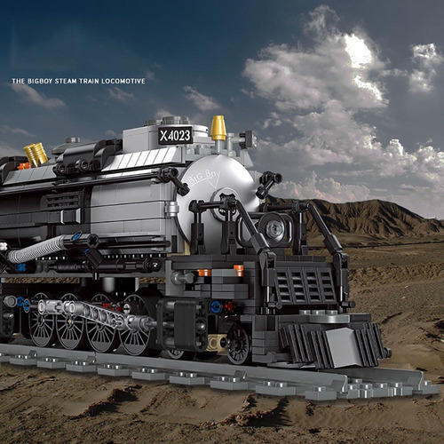 Godiytoppy Bigboy Kit De Construcción De Tren A Vapor Y