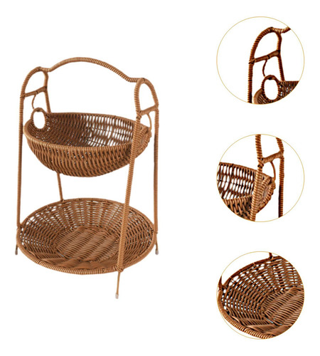 Cesta De Frutas Con Soporte Para Almacenamiento, Cesta