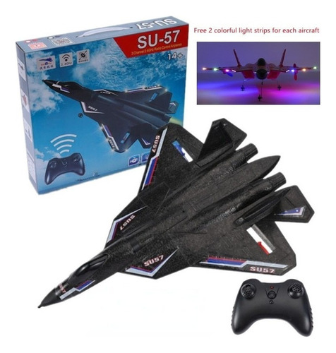 Remote Control Glider Plane Su-57 Rc Ch 2.4g