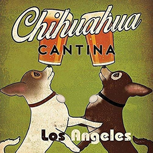 Buyartforless Double Chihuahua Cantina Brew Los Angeles Por 