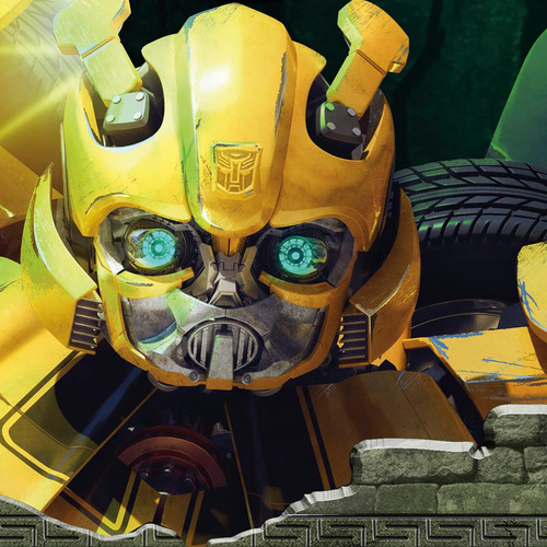 Máscara De Juguete Transformers, Bumblebee, 2 En 1, Amarillo