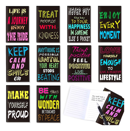 Inspirational Notepads 20 Pack Mini Motivational Notebo...