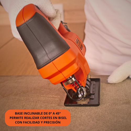 Sierra Caladora Black Decker 400w Ingletadora Madera Bes603