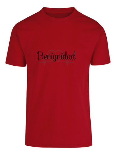 Playera Manga Corta Diseño Negro Benignidad Efesios 4:32