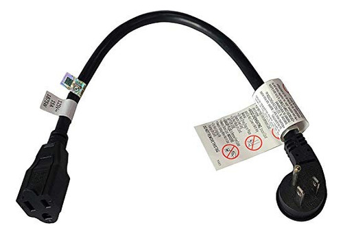 Cable De Extension 14 Awg Color Blanco Y Negro Negro W