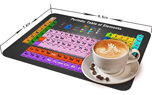 Tabela Periódica De Elementos Hd Mouse Pad Antiderrapante R