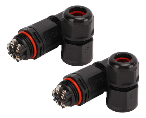 Conector Eléctrico Impermeable, 2 Piezas, Conexión 380v, Ip6