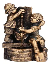 Comprar Pwshymi Niño Niña Jugando Estatua De Agua Fuentes De Escultu