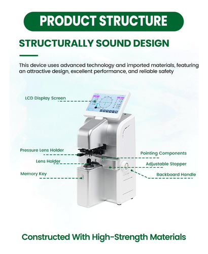 Focímetro Digital Automático Lensómetro Lm-900 Con Impresora