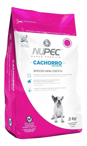 Imagen 1 de 1 de Alimento Nupec Nutrición Científica Raza Pequeña para perro cachorro de raza pequeña sabor mix en bolsa de 2kg