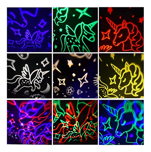 Proyector De Luz Nocturna Hongkids Baby Star Para Niños, Lu