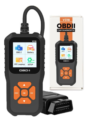 Escáner Obd2 V318 Profesional Universal, Plurilingüe Escáner