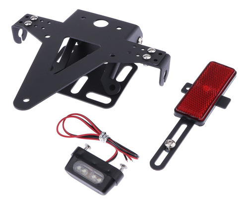 Soporte De Matrícula Trasera Con Luz Motocicletas