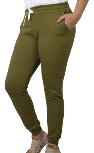 Pantalón Jogging Jogger Algodón Rustico Premium Mujer