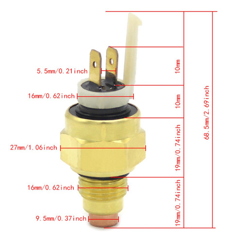 Sensor De Temperatura Para Yamaha Yzf600r Thundercat 1995-20