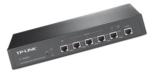 Roteador Load Balance Tl-r480t+ Tp-link Entrada Ca 100-240v Cor Preto