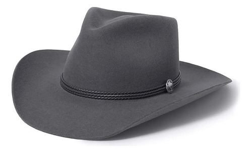 Sombrero Cowboy Ala Grande Lana Gris