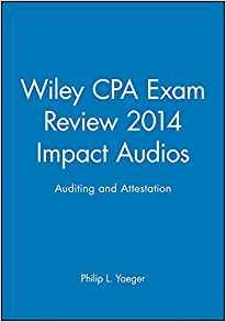 Wiley Cpa Exam Review 2014 Impact Audios Auditing And Attest