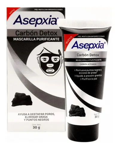 Mascarilla facial para piel mixta Genomma Lab Asepxia Mascarilla Purificante 30g y 30mL