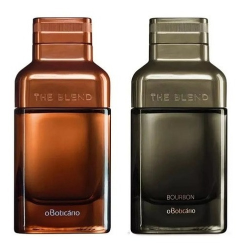 Kit Combo Eau De Parfum The Blend Tradicional + The Blend Bourbon Perfume Masculino Oboticário Homem Presente Versão Limitada Alta Perfumaria Duração