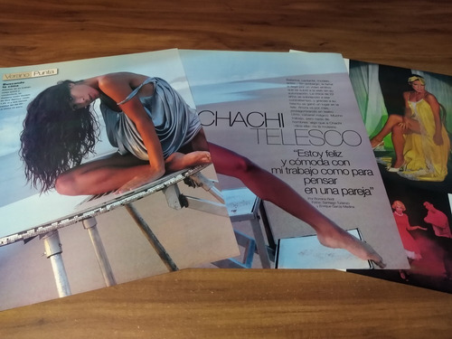(ar209) Chachi Telesco * Clippings Revista 3 Pgs * 2009 (Usado)