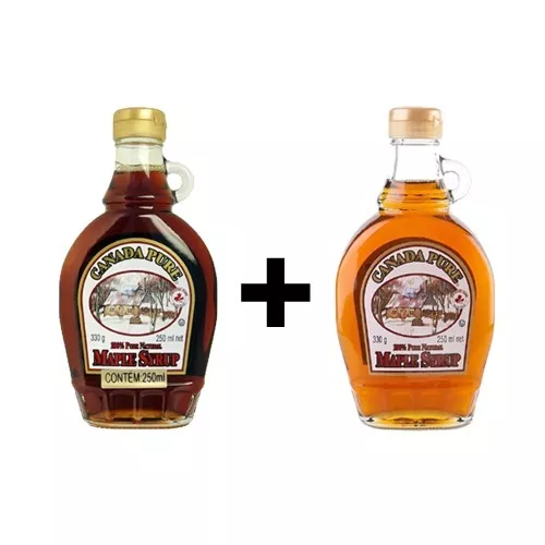 Maple Syrup 15% Xarope Bordo 250ml Canada Pure