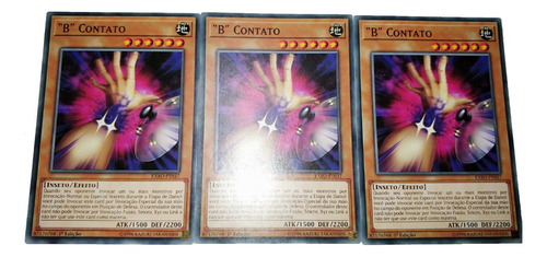 Yu-gi-oh! 3x B Contato / Contact C