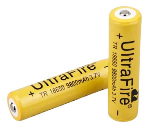 Imagen 2 de 4 de Batería De Litio Recargable 18650 Ultrafire 3.7v 9800mah X4u