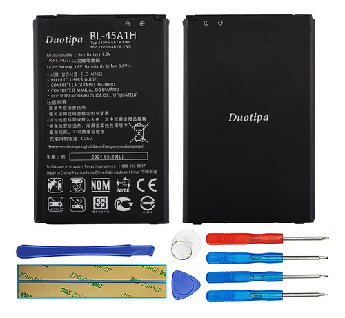 Duotipa Bateria Para LG Kit Herramienta Reparacion