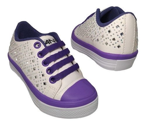 Tenis Urbano Casual Cambia Color Niña Agujeta Moderno