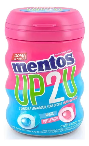 Goma de Mascar Pure Fresh UP2U Mentos 56g
