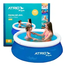 Comprar Piscina Inflavel 1000litros Piscina Inflavel Piscina Redonda Cor Azul