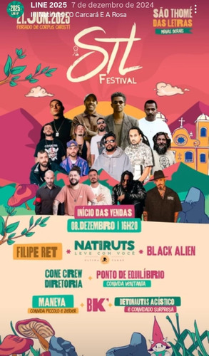 1 Ingresso Estudante (camarote Open Bar)