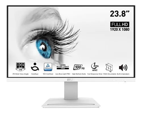 Msi Pro Mp243xw, 24 Monitores Ips Fhd (1920 X 1080) Antirref