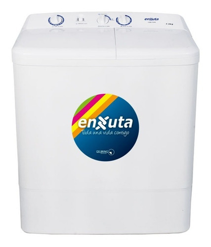 Lavarropas Semiautomático Enxuta Leb 7200 Blanco 7.2kg 220 v